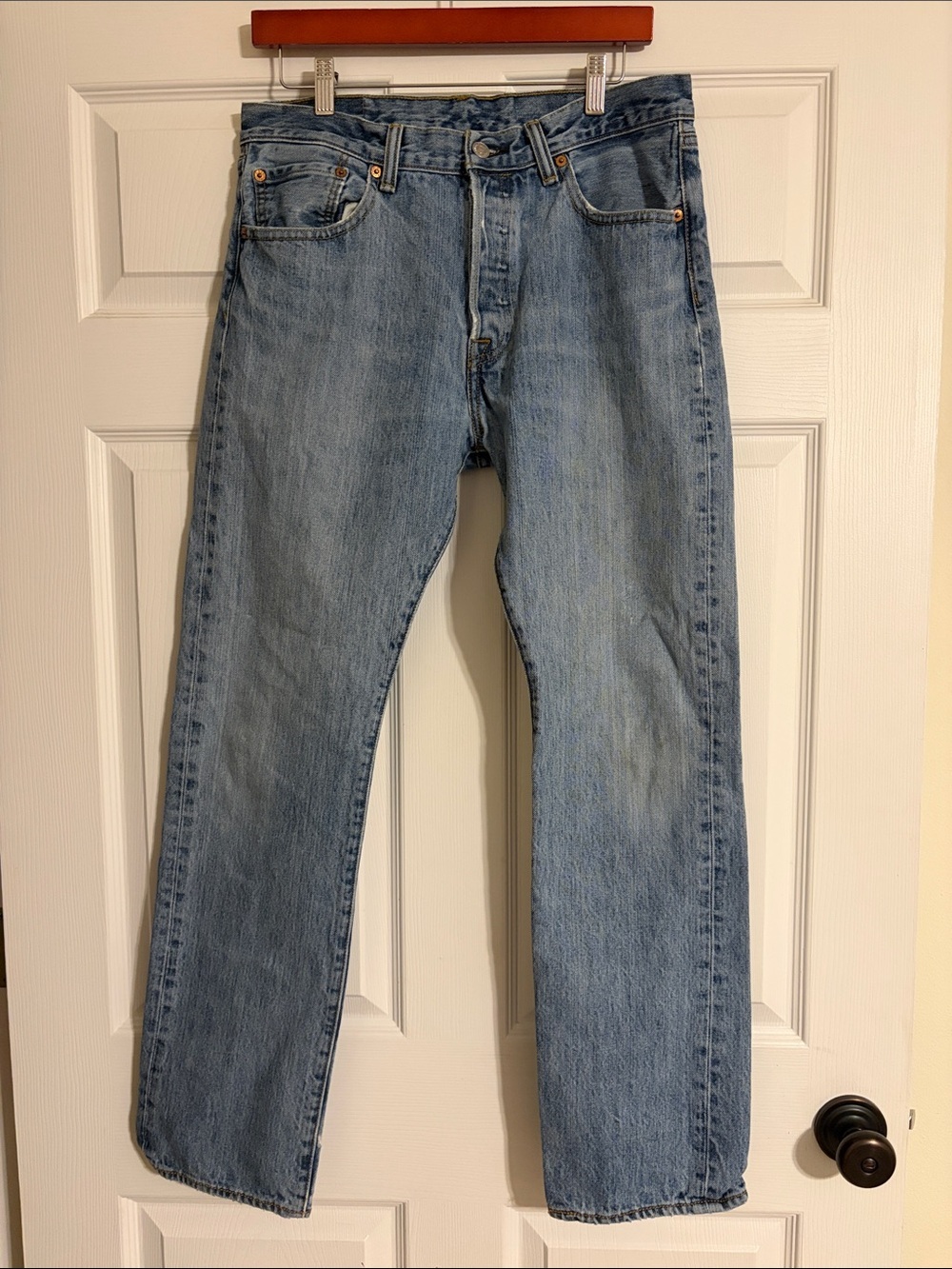Levi's 501 Original Fit Light Wash Jeans 32x32
